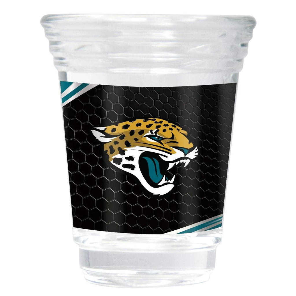 Great American Products NFL Jacksonville Jaguars Party Shot Glass w/Metallic Graphics Team 2oz.