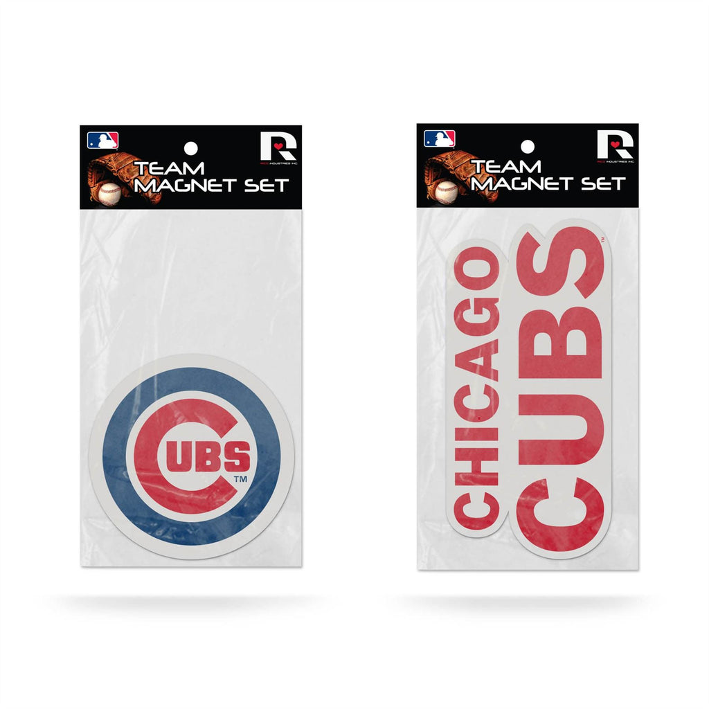 Rico MLB Chicago Cubs 2-Piece Magnet Set