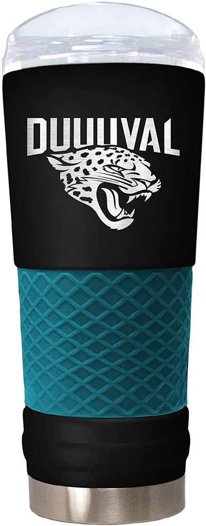 Great American Products NFL Jacksonville Jaguars Powder Coated Rally Cry Draft Tumbler 24oz