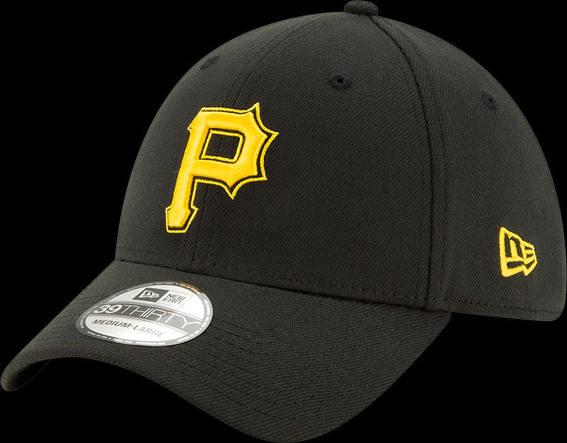 New ERA Pittsburgh Pirates Mlb Team Classic 39Thirty Stretch-Fitted Cap Black