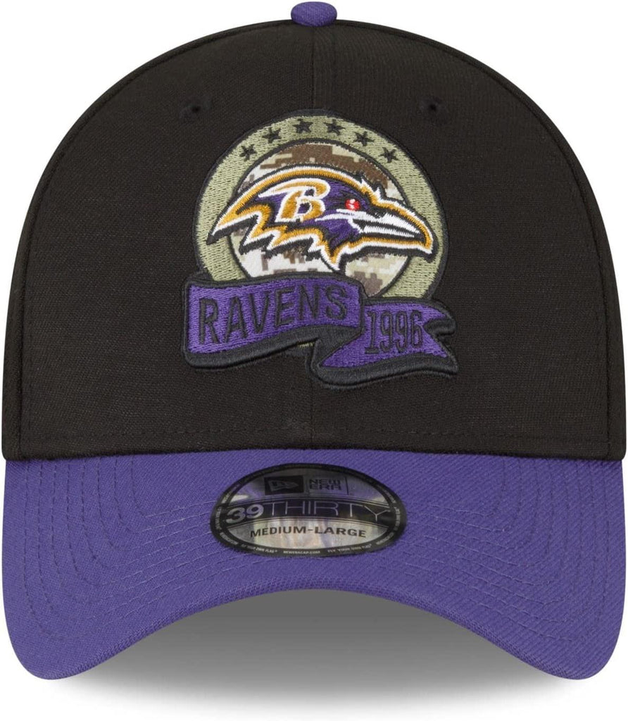 New Era NFL Men's Baltimore Ravens 2022 Salute to Service 39THIRTY Flex Hat