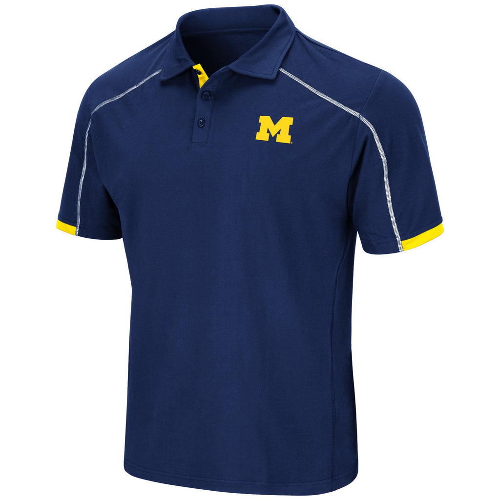 Colosseum NCAA Men's Michigan Wolverines Jamm Polo Shirt