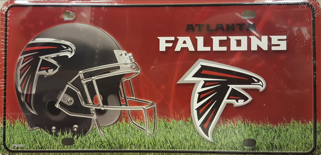 Rico NFL Atlanta Falcons Auto Metal Tag Car License Plate MTG02
