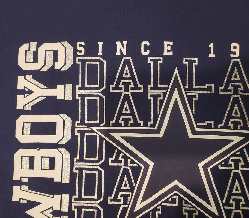 Starter NFL Men's Dallas Cowboys Established Stack T-Shirt