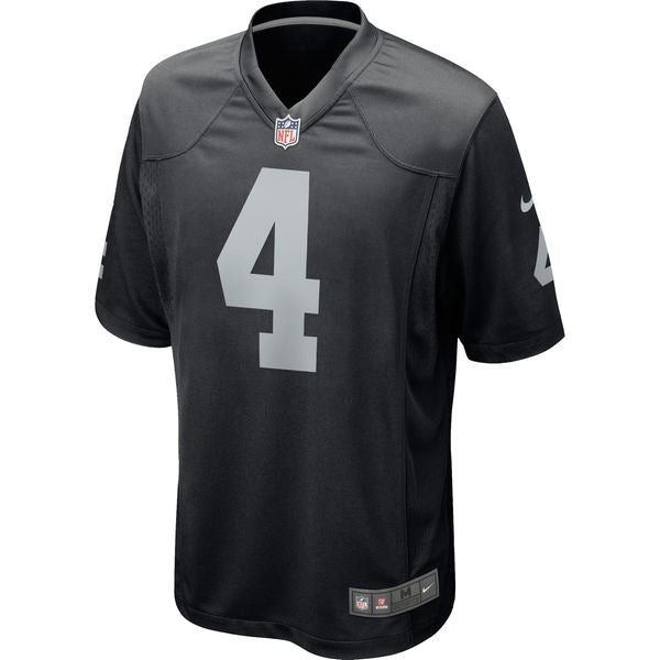 Nike NFL Men's #4 Derek Carr Las Vegas Raiders Game Jersey