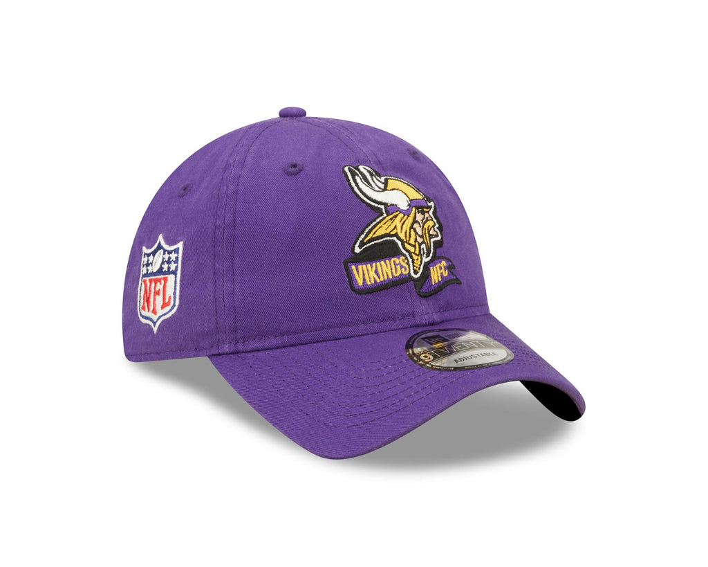New Era NFL Men's Minnesota Vikings NFL Sideline Home 2022 9TWENTY Adjustable Hat Purple