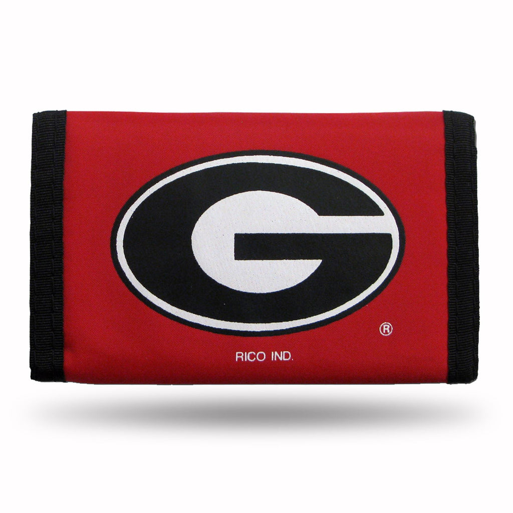 Rico NCAA Georgia Bulldogs Nylon Trifold Wallet