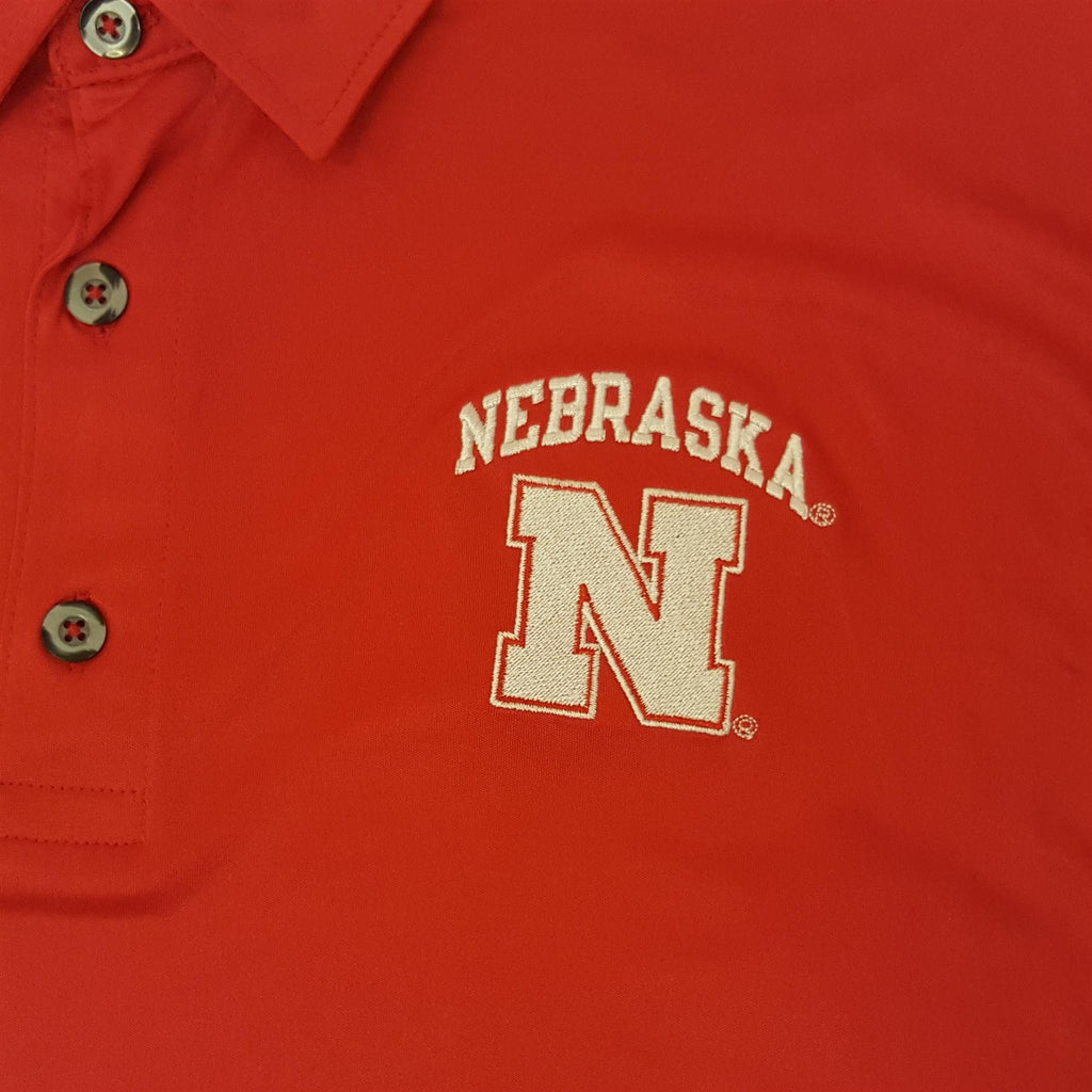 Sportzzone NCAA Men’s Nebraska Cornhuskers Athletic Polo Shirt