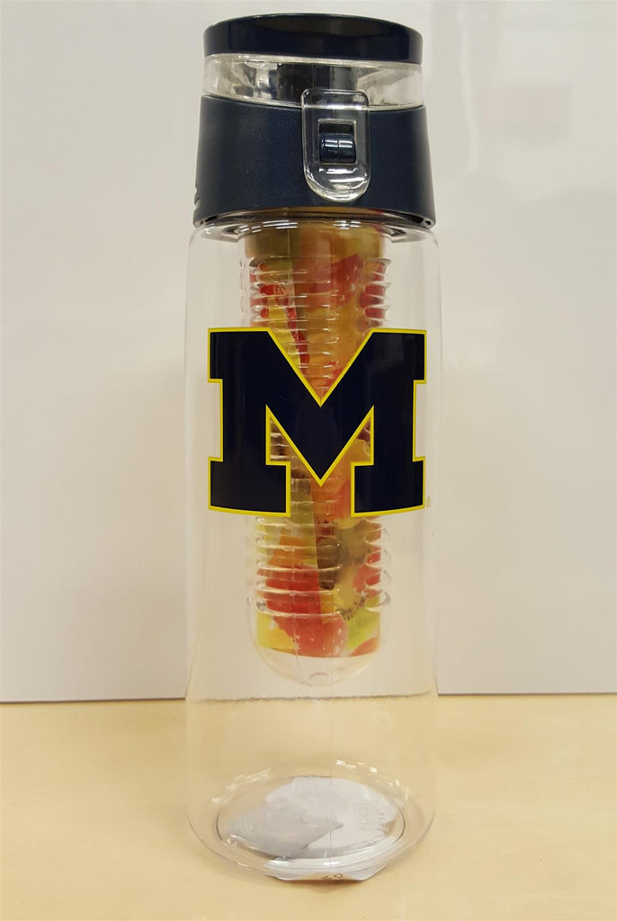 Duck House NCAA Michigan Wolverines  Infuser Clear Bottle 20 oz