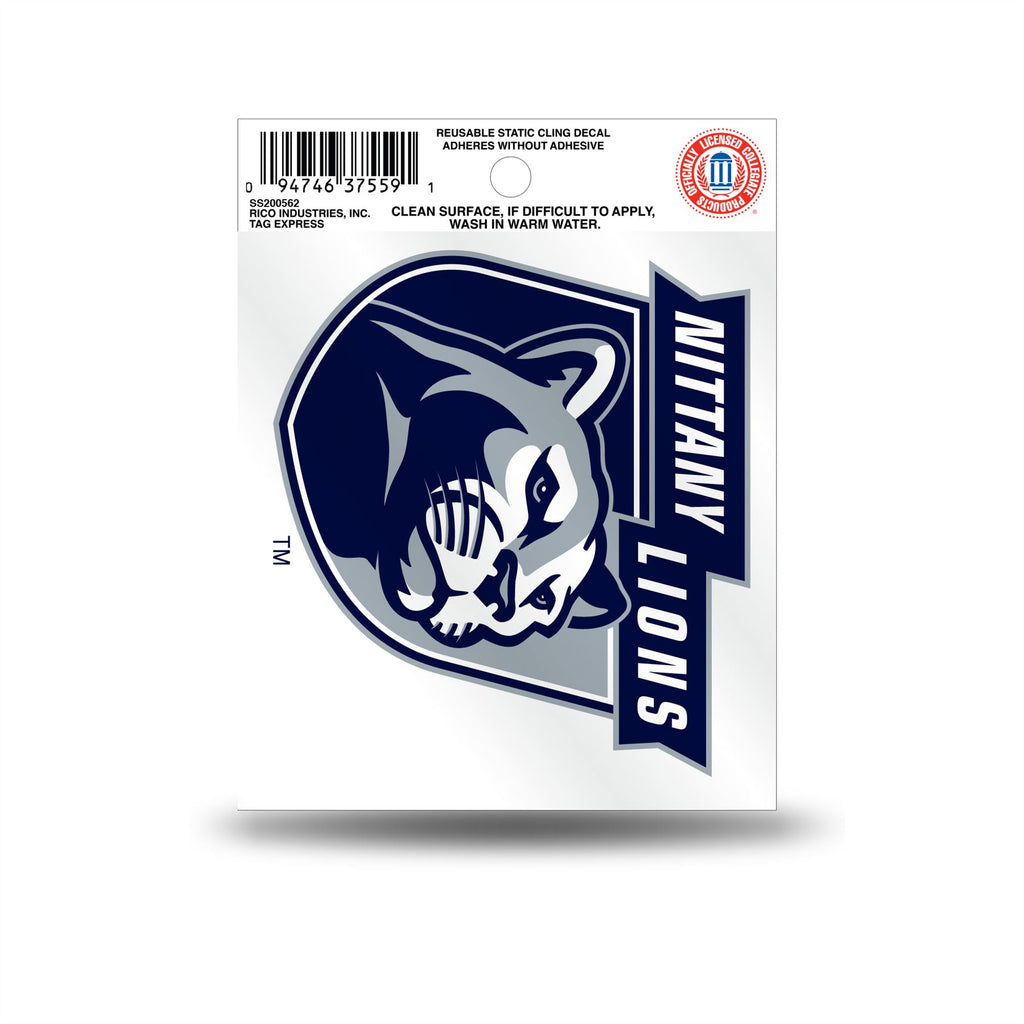 Rico NCAA Penn State Nittany Lions Logo Static Cling Auto Decal Car Sticker Small SS