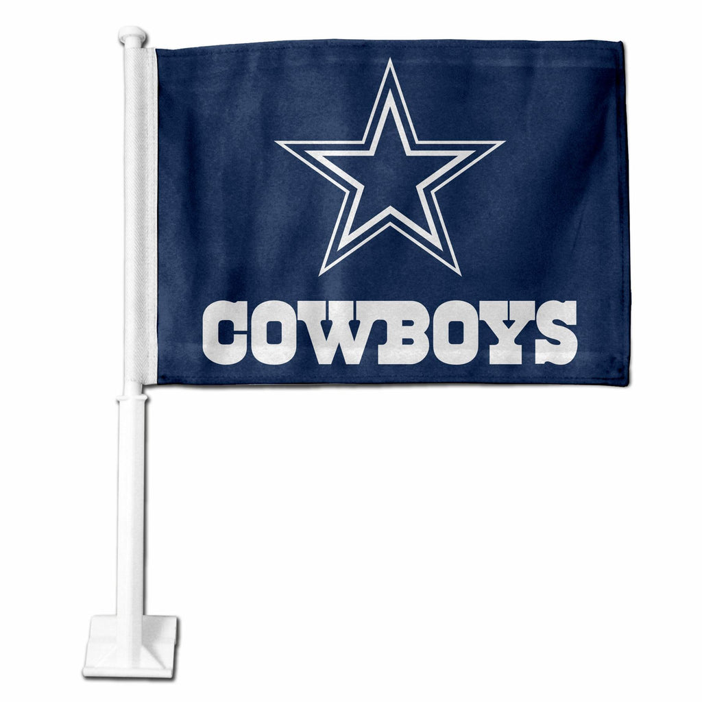 Rico NFL Dallas Cowboys Primary Logo Car Flag Blue 16" x 19"