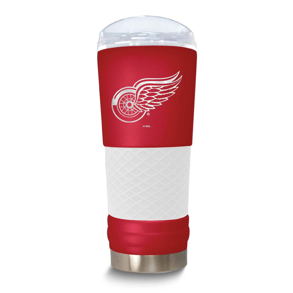Great American Products NHL Detroit Red Wings Powder Coated Draft Tumbler 24oz Red