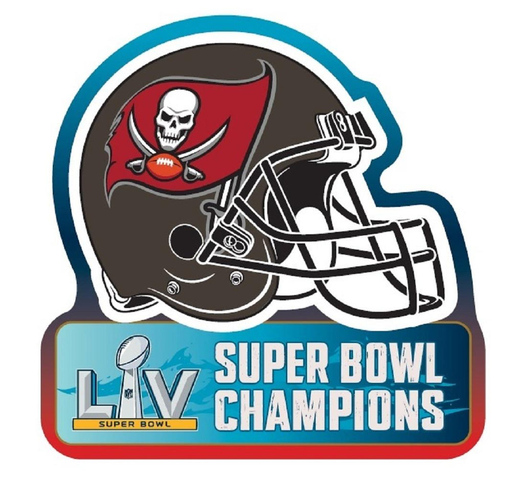 Aminco NFL Tampa Bay Buccaneers Super Bowl LV Champions Magnet
