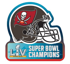 Aminco NFL Tampa Bay Buccaneers Super Bowl LV Champions Magnet