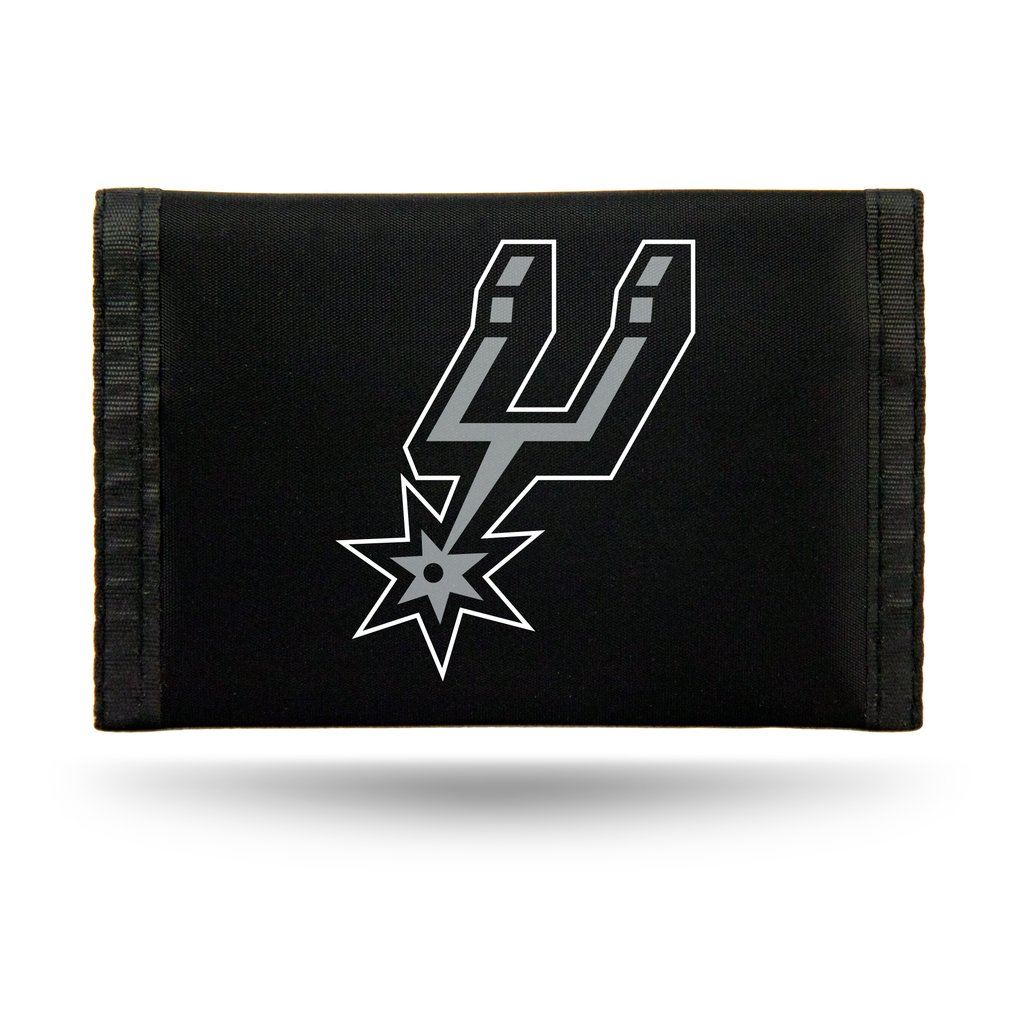 Rico NBA San Antonio Spurs Team Logo Nylon Trifold Wallet
