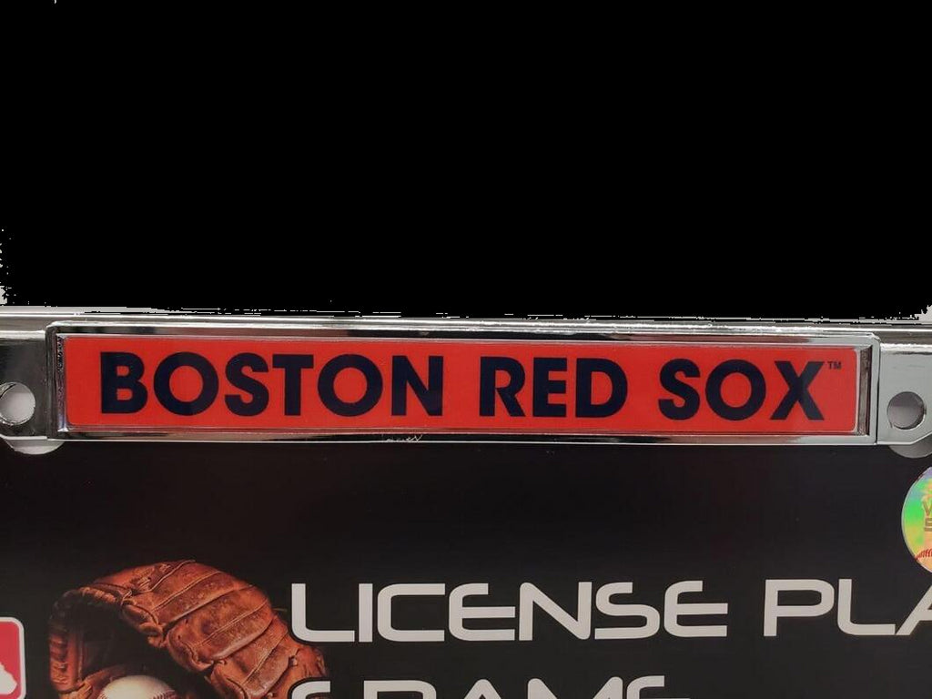 Rico MLB Boston Red Sox 2018 World Series Champions Chrome License Plate Frame