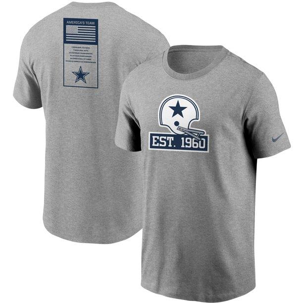 Nike NFL Men's Dallas Cowboys 60th Anniversary Flag T-Shirt