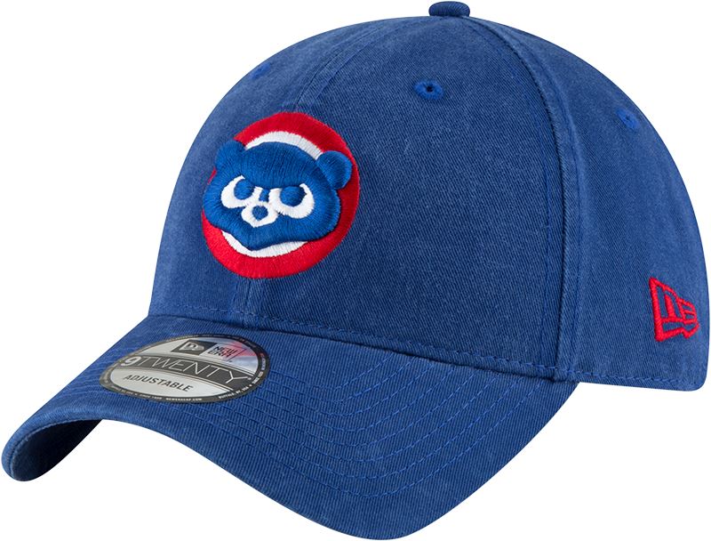 New Era MLB Men's Chicago Cubs Core Classic Retro 9TWENTY Adjustable Hat Royal OSFA