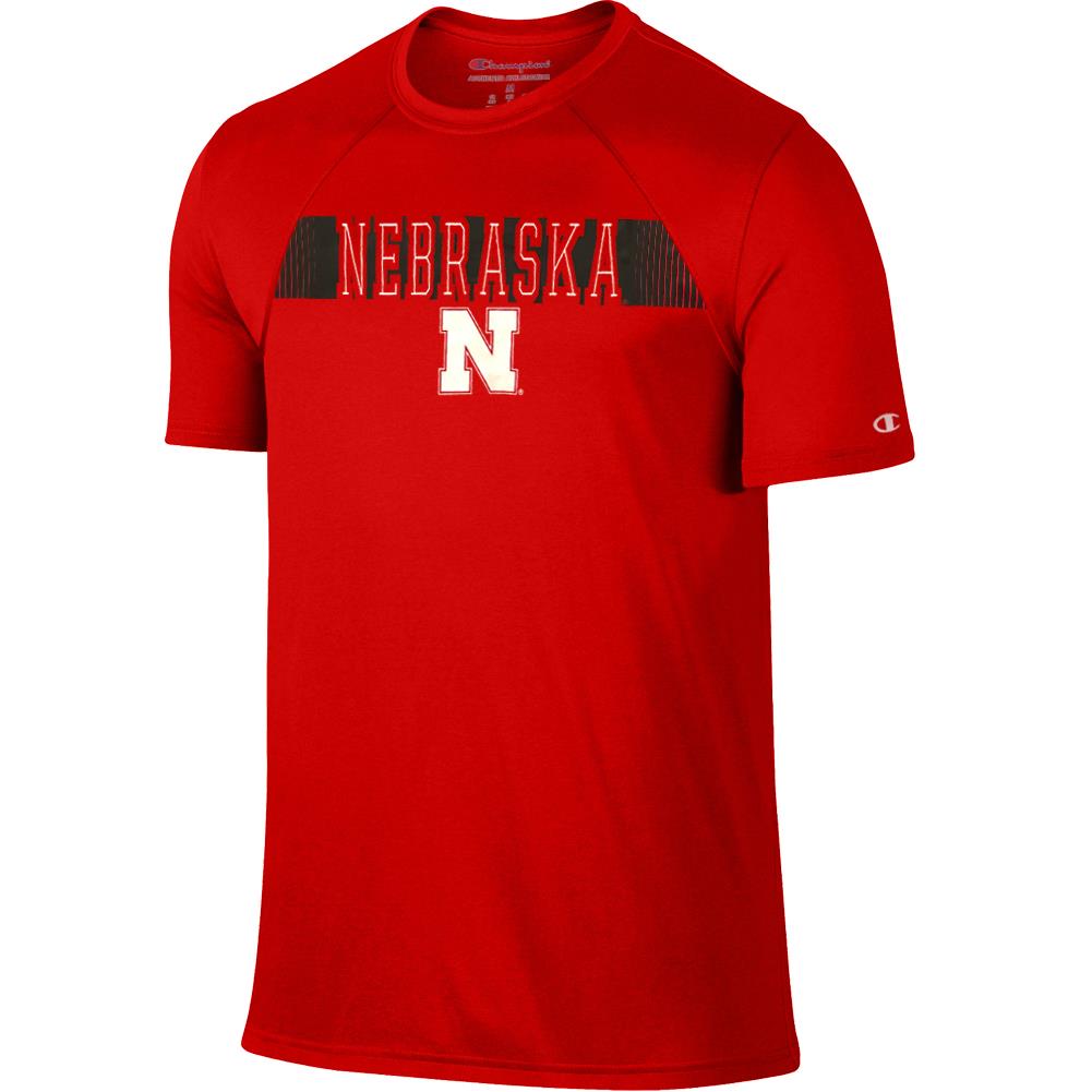 Champion NCAA Men’s Nebraska Cornhuskers School Line Training T-Shirt