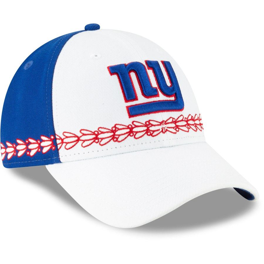 New Era NFL Men's New York Giants 2019 NFL Draft On Stage Official 9FORTY Adjustable Hat White OSFA