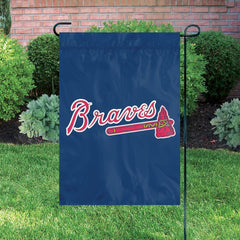 Party Animal MLB Atlanta Braves Garden Flag Full Size 18x12.5