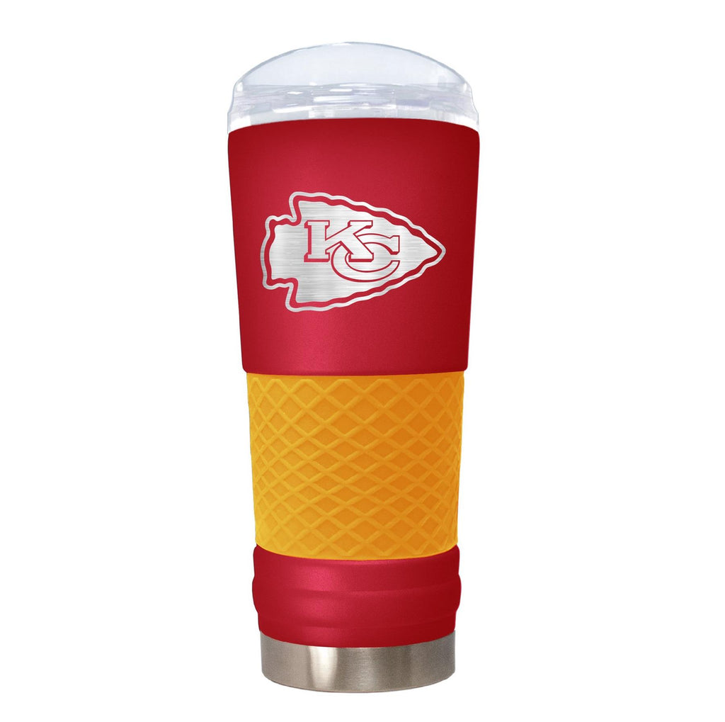 Great American Products NFL Kansas City Chiefs Powder Coated Draft Tumbler 24oz Red