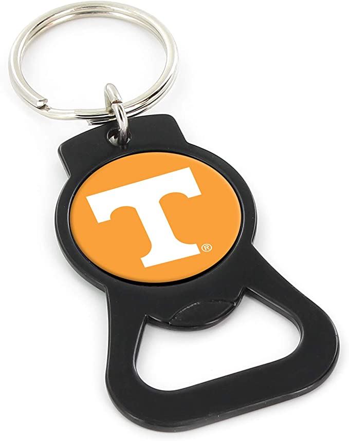 Aminco NCAA Tennessee Volunteers Bottle Opener Keychain Black