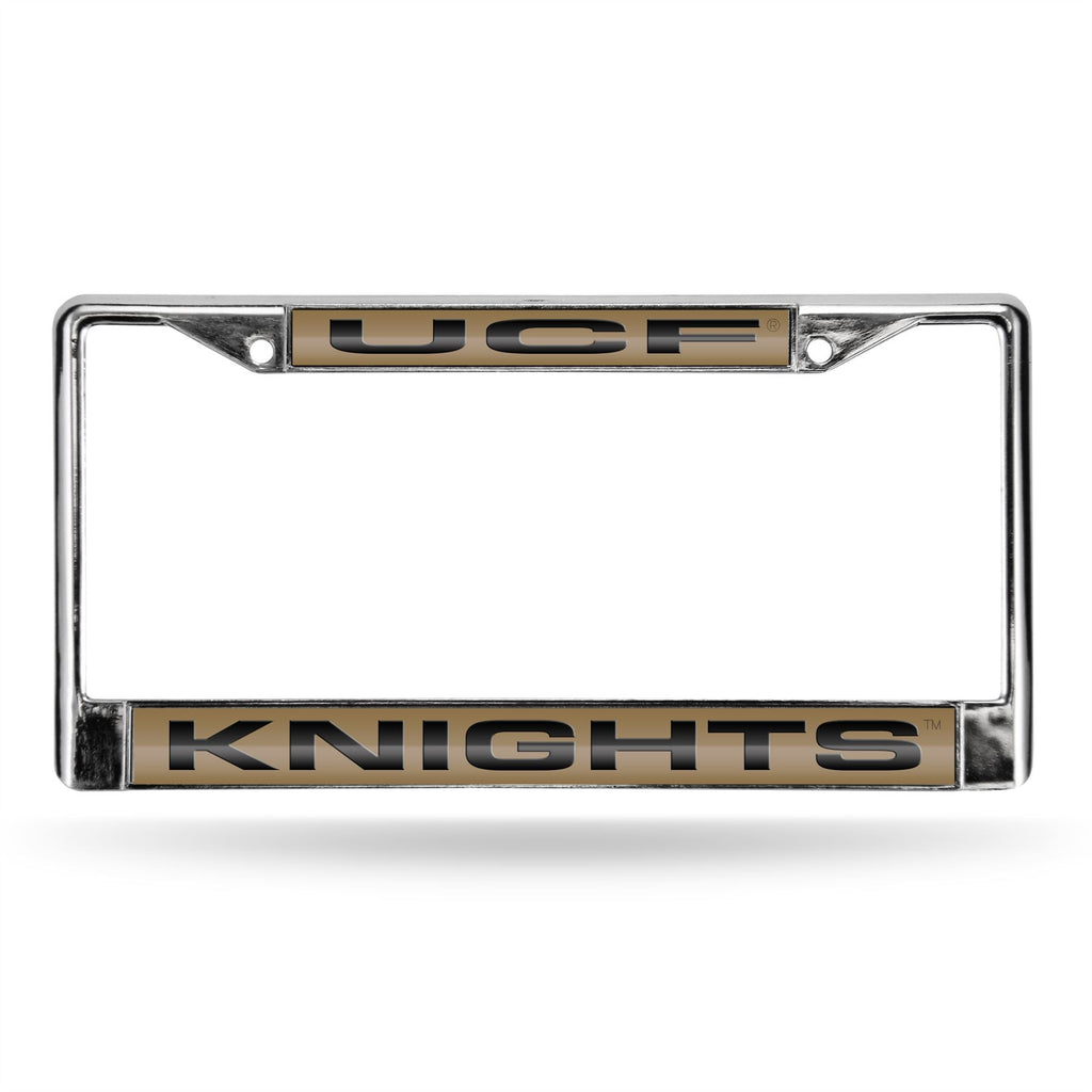 Rico NCAA Central Florida Knights (UCF) Auto Tag Laser Chrome Frame FCL