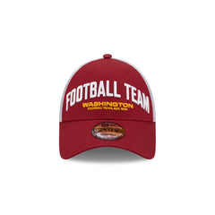 New Era NFL Men’s Washington Football Team Team Title 9FORTY Adjustable Snapback Trucker Hat Burgundy/White