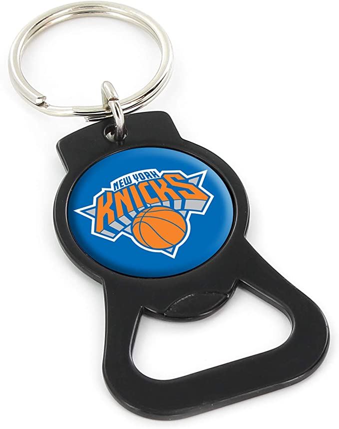 Aminco NBA New York Knicks Bottle Opener Keychain Black