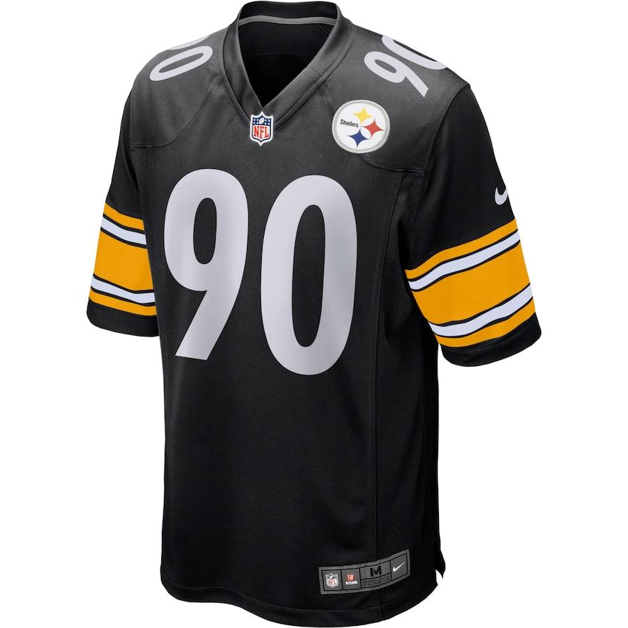 Nike NFL Men's #90 T.J. Watt Pittsburgh Steelers Game Player Jersey