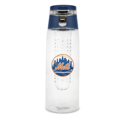 Duck House MLB New York Mets Infuser Clear Bottle 20 oz