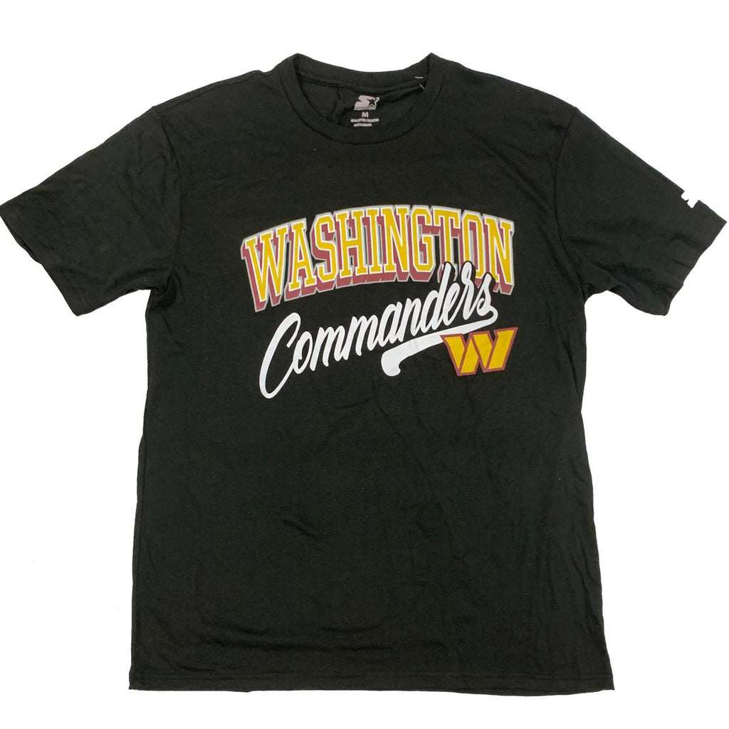 Starter NFL Men's Washington Commanders Slanted Mode T-Shirt