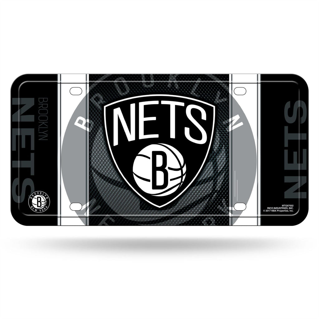 Rico NBA Brooklyn Nets Auto Metal Tag Car License Plate MTG03