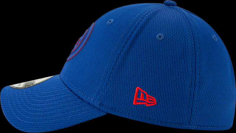 Men's Chicago Cubs New Era Black Team Clubhouse 39THIRTY Flex Hat