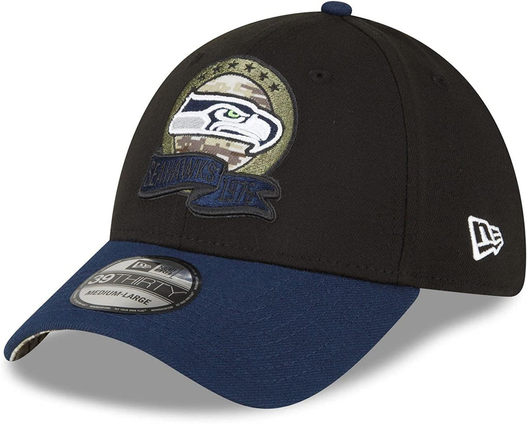 New Era NFL Men's Seattle Seahawks 2022 Salute to Service 39THIRTY Flex Hat