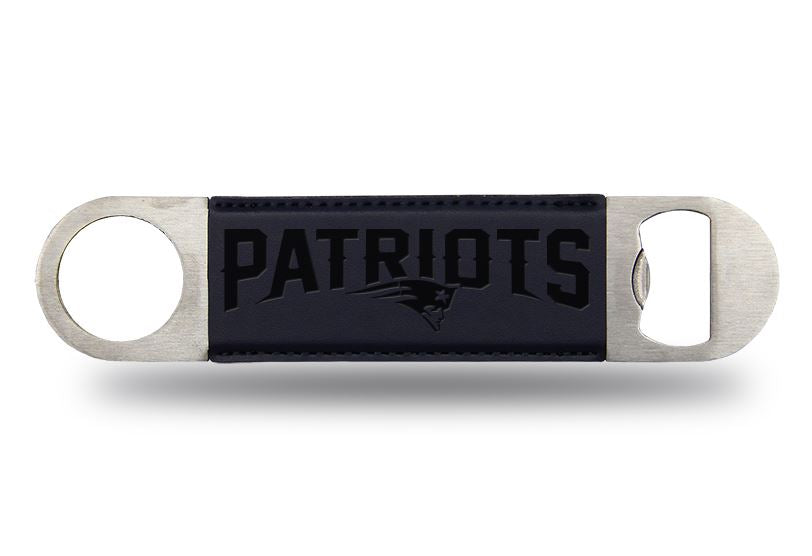 Rico NFL New England Patriots Laser Engraved Bar Blade Bottle Opener Navy