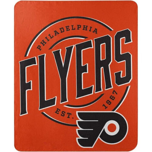 The Northwest Company NHL Philadelphia Flyers Campaign Design Fleece Throw Blanket