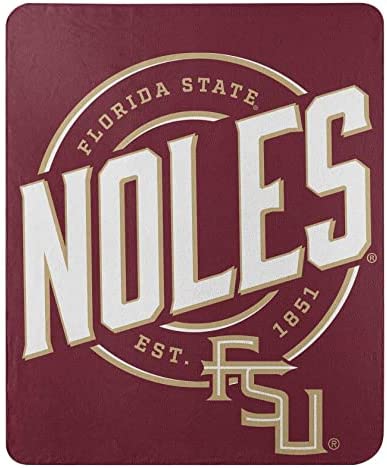 The Northwest Company NCAA Florida State Seminoles Campaign Design Fleece Throw Blanket