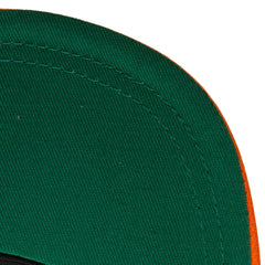 Mitchell & Ness NBA Men's New York Knicks Logo Bill Snapback Adjustable Hat Royal/Orange