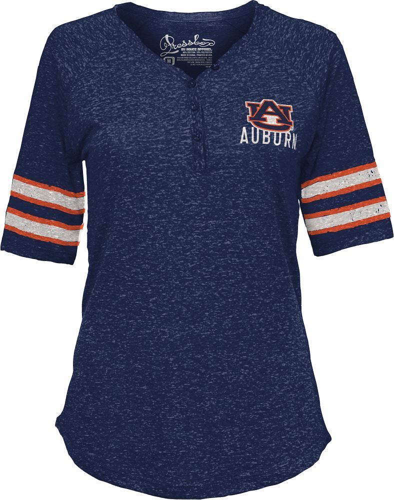 Pressbox NCAA Women's Auburn Tigers Jada V-Neck T-Shirt