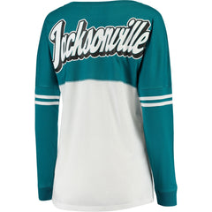 5th & Ocean NFL Women's Jacksonville Jaguars Varsity Long Sleeve T-Shirt