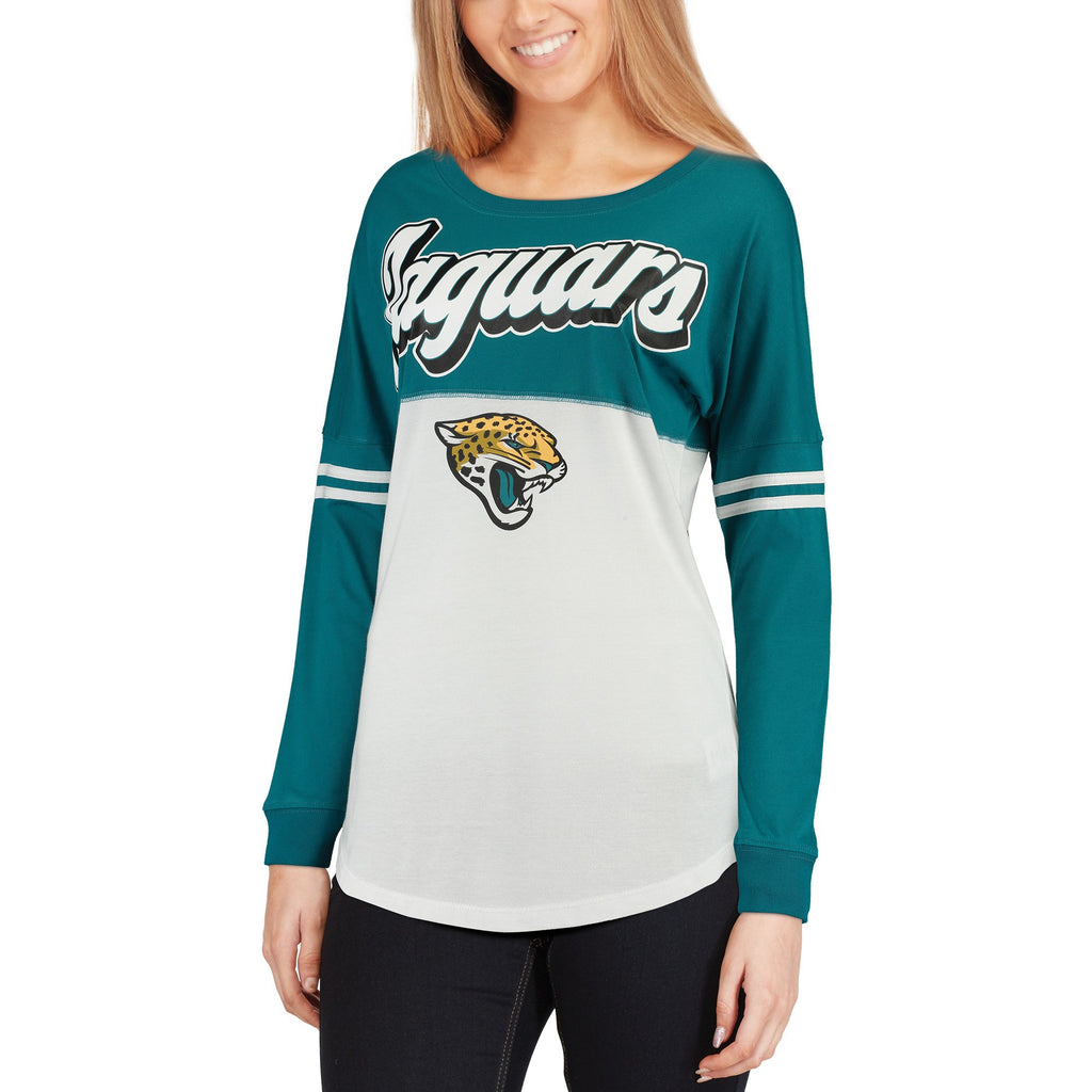 Officially Licensed NFL Women's Jaguars Long Sleeve T-Shirt