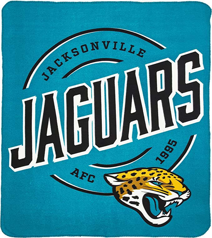 The Northwest Company NFL Jacksonville Jaguars Campaign Design Fleece Throw Blanket