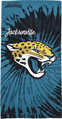 The Northwest Company NFL Jacksonville Jaguars Psychedelic Beach Towel