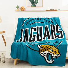 The Northwest Company NFL Jacksonville Jaguars Campaign Design Fleece Throw Blanket