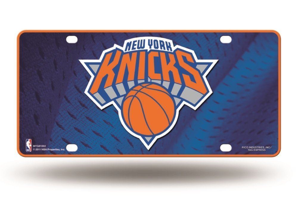 Rico NBA New York Knicks Auto Metal Tag Car License Plate MTG