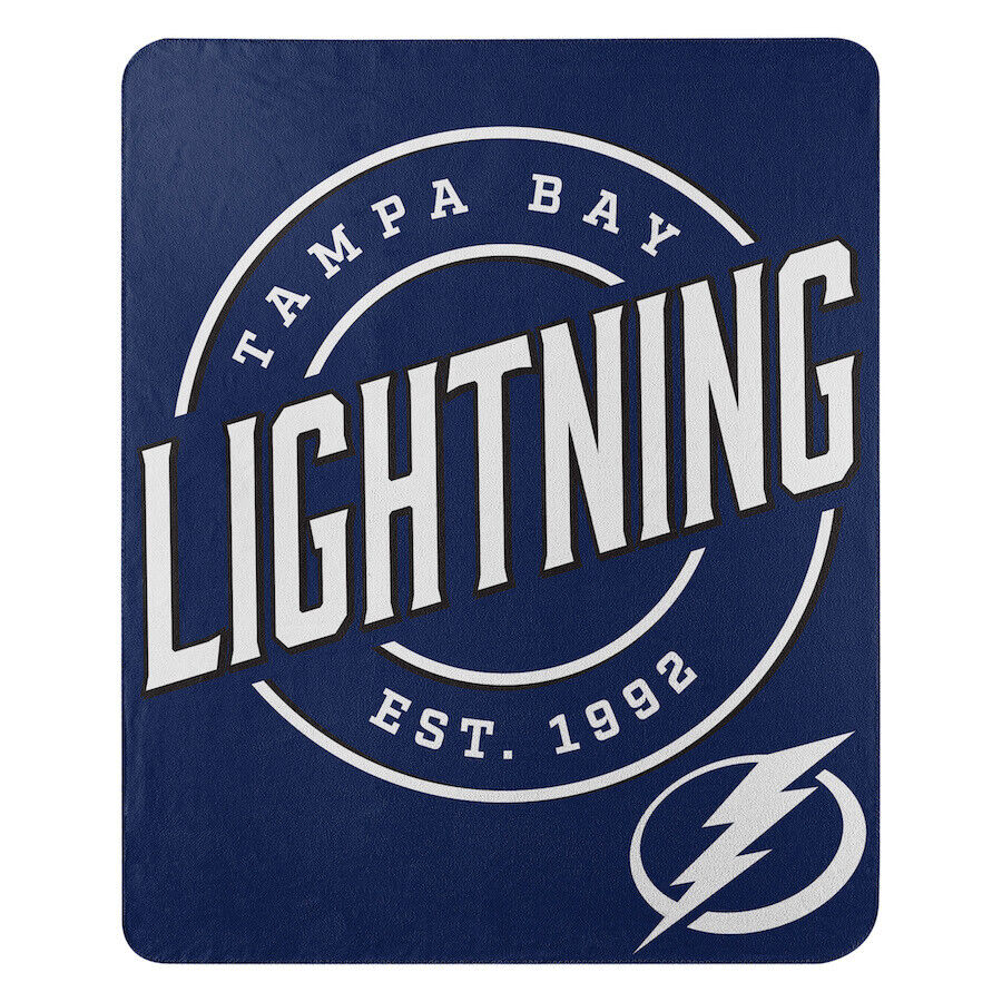 The Northwest Company NHL Tampa Bay Lightning Campaign Design Fleece Throw Blanket