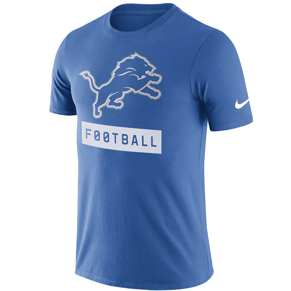 Nike NFL Men's Detroit Lions Dri-Fit Football Logo T-Shirt