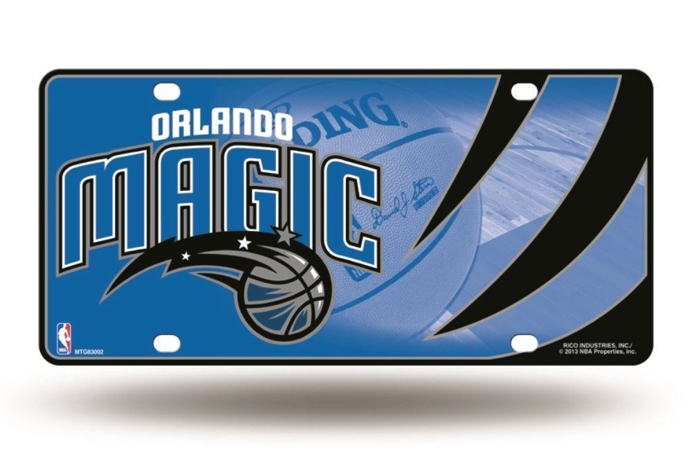 Rico NBA Orlando Magic Auto Metal Tag Car License Plate MTG